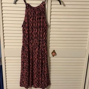 Navy blue/pink casual/formal dress